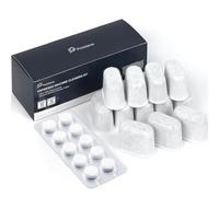 possiave Espresso Machine Cleaning Tablets and Filters for Breville Espresso Machines (8 Tablets + 12 Filters) - 1.5 Gram Cleaning Tablets & Replacement Water Filter - Espresso Cleaner Accessories