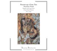 Possum up a Gum Tree Cross Stitch Pattern - Marianne North - Large Size Edition: Regular and Large Print Cross Stitch Pattern