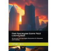 Post Apocalypse Scene: Adult Coloring Book: 40 Intricate Post-Apocalyptic Illustrations for Relaxation and Creativity (Coloring Book for Adult)