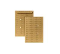 Post Cuerno 04170338 Casa Post funda C4 con tabla aufdruck y visión perforación, ungummiert, 250 unidades, 229 x 324 mm, 110 g, color marrón