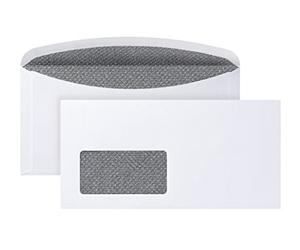 Post Cuerno Velox 02526853 KUVERT Ier móvil, seguridad aberturas y número Mar Interior de impresión, ASK, Velox 3000, nasskl autoadhesivo) C6/5, 114 x 229 mm, 80 g, con ventana, 1000 unidades), color blanco