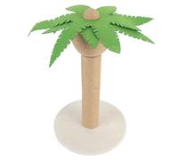 Post de Rascado de Gato, Diseño Curvado de Palmera de Palmera de Rasguño con 2 Bolas Interactivas de Cuerda Sisal Scratchers para Gatos Interiores, Forma de árbol de Estético