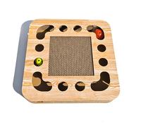Post de rascado del Gato - Juego de Muebles de rasey de múltiples Historias, Superficies mentirosas de Felpa | Centro de Juegos interactivos con Campanas, Troncos sisal robustos de apartamento
