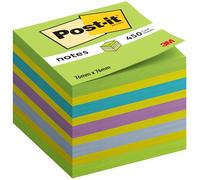 Post-It 2028-NB - Notas adhesivas en cubo, 76 x 76 mm, Color Verde