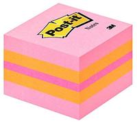 Bloc De Notas Adhesivas Quita Y Pon Post-It 51X51 Mm Minicubo Color Rosa 2051-P 400 Hojas