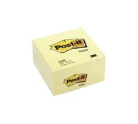 Bloc De Notas Adhesivas Quita Y Pon Post-it 76x76x45 Mm Cubo Colores Amarillo 450 Hojas