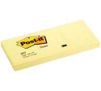 Post-it 653-vp20 nota autoadhesiva rectángulo amarillo 100 hojas auto