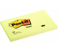Post-it 654 - Bloc notas, 100 hojas/bloc, en packs de 12, color Canary Yellow