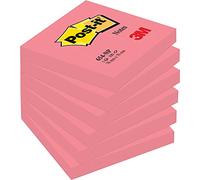 Post-it 654 NP - Bloc de notas, 76 x 76 mm, color rosa neón, 1 unidad