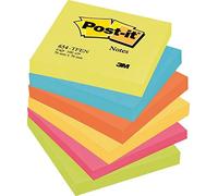 Post-it blocs notas 654 gama energetic neón 76x76 6 blocs