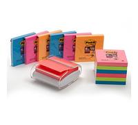 Post-it Dispensador PRO de Z-Notas + 12 blocs de notas zigzag, 76 x 76 mm
