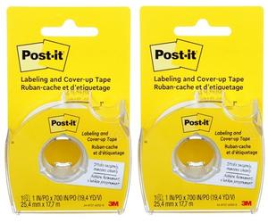 Post-it: extra ble cinta de Cover-Up, Non-refillable, 1 "x 700" Roll : Vendido como 2 Packs de 1 / Total de 2 Cada