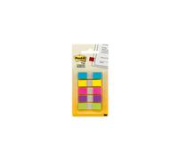 Post-It - Flags, Assorted Bright Colors, 1/2 in Wide, 100/On-the-Go Dispenser bandera adhesiva 100 hojas