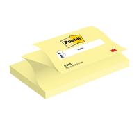 Post-it Foglietti Z-Notes Canary Yellow, Confezione da 12 blocchetti 90 Fogli/bl