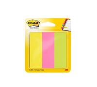 Post-It FT-5101-1476-0 - Notas autoadhesivas - Neón amarillo,rosa y verde lima (3Pack x 100hojas)