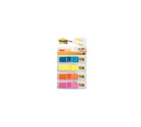Post-It - Highlighting Flags, Bright Colors, 1/2 in Wide, 35/Disp, 4 Disp/Pack bandera adhesiva 35 hojas 683-4ABX - Paquete 6 un