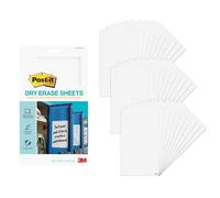 Post-it Hojas de borrado en seco, 30 hojas/paquete, pizarra blanca instantánea, 7 x 11.3 pulgadas (DEFSheets-30PK)
