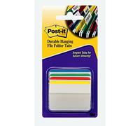Post-it I686-A1 - Etiquetas autoadhesivas para ficheros, 24 unidades), color rojo