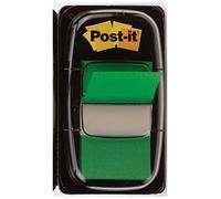 Post-it Index 680-3 marcadores, 25,4x43,1mm, 1x50. Color verde. 1 dispensador Po