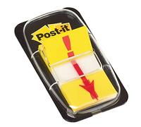 Post-it Index amarillo con símbolo EXCLAMACIÓN. Dispensador std 1x50