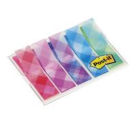 Post-it Index marcadores de meia polegada decorados, 100/Pack- 5 x 20 marcadores