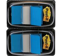 Post-It Index Marcadores, Medio, Azul, 25.4 mm x 43.2 mm, 100 Marcadore | Para Marcar, Resaltar O Codificar Información Importante; Se adhiere Bien, Inscriptible, con Carrete de Una Mano