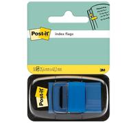 Post-it Index Marcadores, Medio, Azul, 25.4 mm x 43.2 mm, 50 Marcadores/Dispensador, 1 Dispensador/Paquete