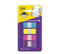 Post-it Index - Pack de 4 x 10 marcadores mini rígidos, colores agua, amarillo, rosa y violeta