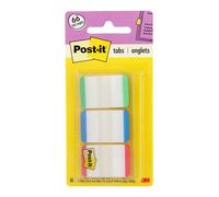 Post-it pestañas, sólido, 12 pestañas pestañas por color, 36 por dispensador, color Assorted Primary Lined 66 Tabs