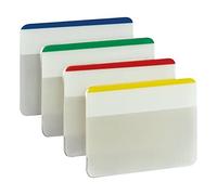 Post-it Lote de 6 fichas para archivar índice, 51 x 38 mm, color azul, gris, rojo, YEL