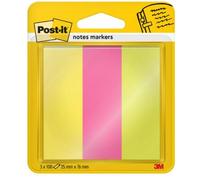 Post-it - marcadores de papel, 25 x 76 mm, colores neón, usted recibi