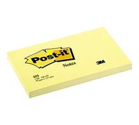 Post-it Notas Canary Yellow - Paquete de 12 Blocs, 100 Hojas por Bloc (76 mm x 127 mm) - Color Amarillo - Notas Autoadhesivas para Listas de Tareas y Recordatorios