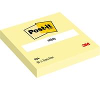 Post-it Notas Canary Yellow - Paquete de 12 Blocs, 100 Hojas por Bloc (76 mm x 76 mm) Color Amarillo - Notas Autoadhesivas para Listas de Tareas y Recordatorios