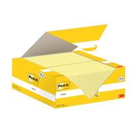 Post-it Notas Canary Yellow - Paquete de 18 Blocs + 6 Blocs GRATIS, 100 Hojas por Bloc (38 mm x 51 mm) - Color Amarillo - Notas Autoadhesivas para Listas de Tareas y Recordatorios