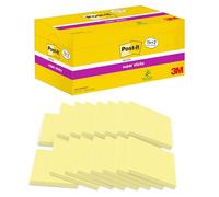 Post-it Super Sticky Notes Canary Yellow,Value Pack, Pack of 14 + 2 Free Pads, 9
