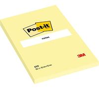 Post-it Notas Super Sticky Grandes Canary Yellow - Paquete de 6 Blocs, 100 Hojas por Bloc (101 mm x 152 mm) Color Amarillo - Notas Autoadhesivas para Listas de Tareas y Recordatorios
