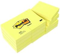 Post-It Notes, 38x51mm, Yellow - Etiqueta autoadhesiva (38x51mm, Yellow, Amarillo)