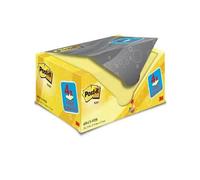 Post-it Notas, Canary Yellow, 16 blocs + 4 GRATIS, 76 x 127 mm