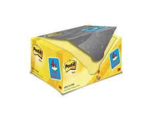 POST-IT Paq.16 blocs notas adhesivas + 4 gratis 76x127mm amarillo