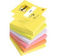 Post-It R-330-Nr - Notas Adhesivas, 6 Unidades, Multicolor (Arcoiris de Neón) +