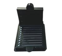 Post It - Soporte para notas, organizador de escritorio portátil resistente y reutilizable con 5 plantillas para organización de papel, uso doméstico y escolar