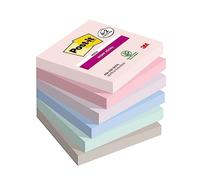 Post-it Soulful Collection Super Sticky - Notas adhesivas (76 x 76 mm, 4+2-6 bloques, 90 hojas)