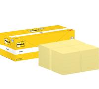 Post-it Sticky Notes Canary Yellow, Pack 12 Pads + 12 FREE, Total 2400 Sheets, 7