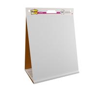 Post-It Super Sticky Notas para Reuniones, Paquete de 1 Bloc de Notas, con 20 Hojas, 584x508 mm, Color Blanco, Para Compartir Ideas y Presentar Visualmente