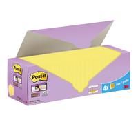 Post-it® Super Sticky Notas, Canary Yellow, 76 mm x 76 mm, Paquete Promocional,