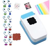 Postage Shape Punch, 1X0.8inch Rectangular Postage Stamp Punch, Square Hole Punchs, for Cardboard Scrapbook Postage Envelope Labels Wrapping Card Making Crafting (photo frame)