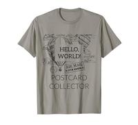 Postal coleccionista deltiólogo Hobby Art Travel Memory Swap Camiseta