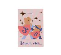 Postal Mamá eres superpoderosa 3D - Mr Wonderful - Regalo original Indya