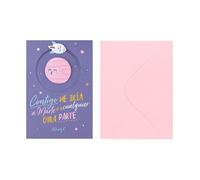 Postal Mr Wonderful - Contigo me iría a Marte o a cualquier otra parte