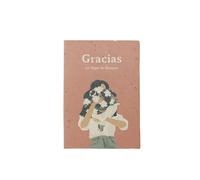 Postal Plantable Gracias | Tarjeta Plantable con Semillas de Flor de Aliso y Sobre de Papel Vegetal | Regalo Original con Vida para Agradecer de Corazón | Resetea
